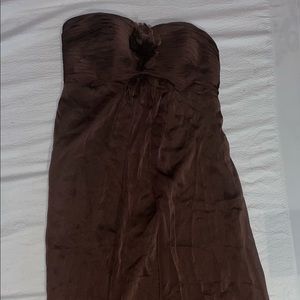 Bari Jay Long Brown Dress